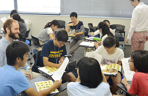 写真：日本でできる中学生の国内留学プログラムの模様