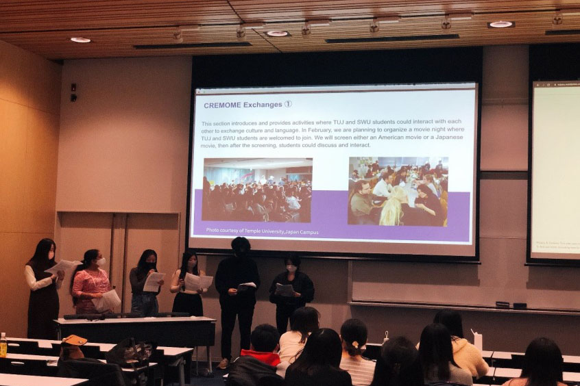 TUJと昭和女子大学初の共同開講授業、地域社会に関連づいた芸術活動「コミュニティーアート」の成果発表会